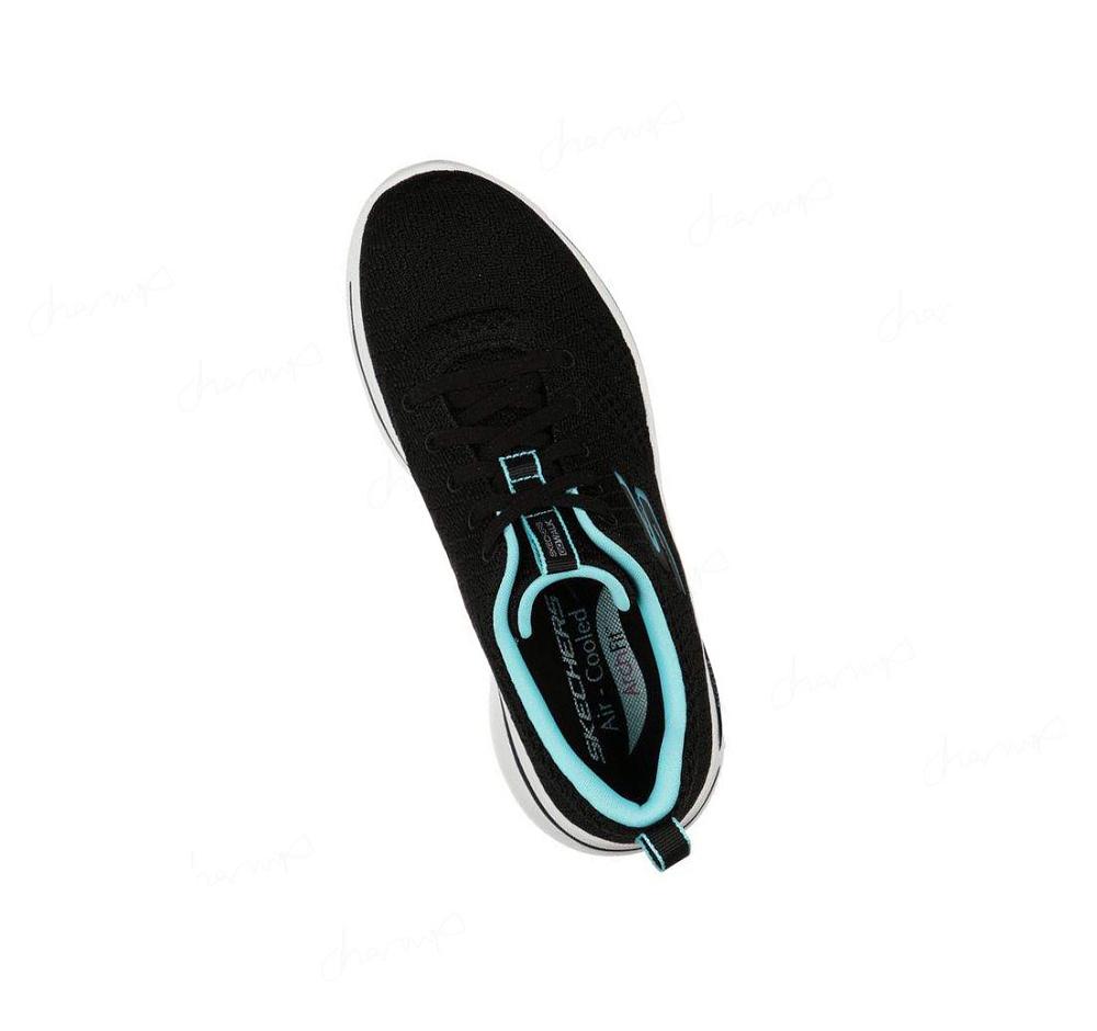 Zapatillas Para Caminar Skechers GOwalk Arch Fit - Unify Mujer Negras Turquesa | TAT2S_AR