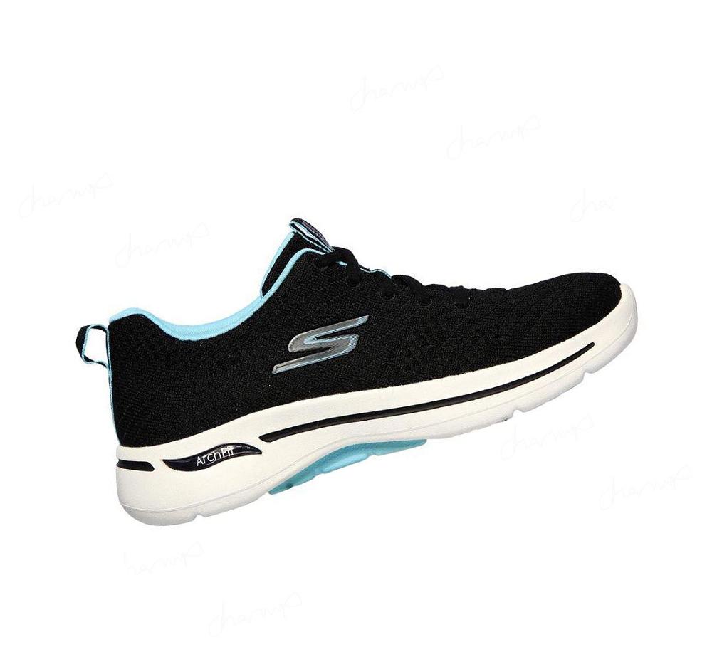 Zapatillas Para Caminar Skechers GOwalk Arch Fit - Unify Mujer Negras Turquesa | TAT2S_AR