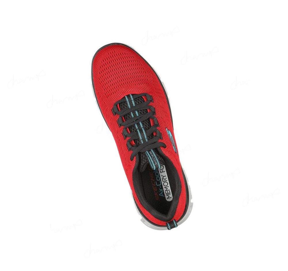 Zapatillas Para Caminar Skechers Glide-Step - Fasten Up Hombre Rojas Negras | 52120_AR