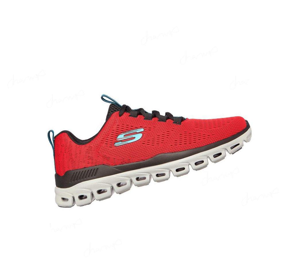 Zapatillas Para Caminar Skechers Glide-Step - Fasten Up Hombre Rojas Negras | 52120_AR