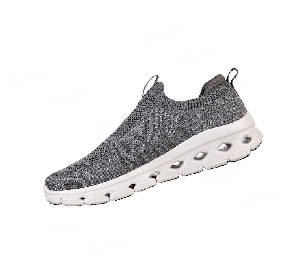 Zapatillas Para Caminar Skechers Glide-Step Flex Hombre Gris | 6625G_AR