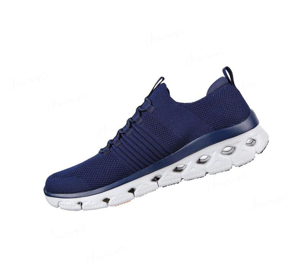 Zapatillas Para Caminar Skechers Glide-Step Flex Hombre Azul Marino | 6650R_AR