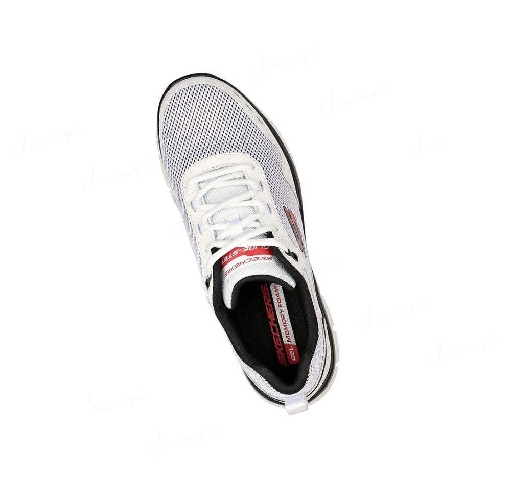 Zapatillas Para Caminar Skechers Glide-Step Flex - Blados Hombre Blancas Negras | 666AL_AR