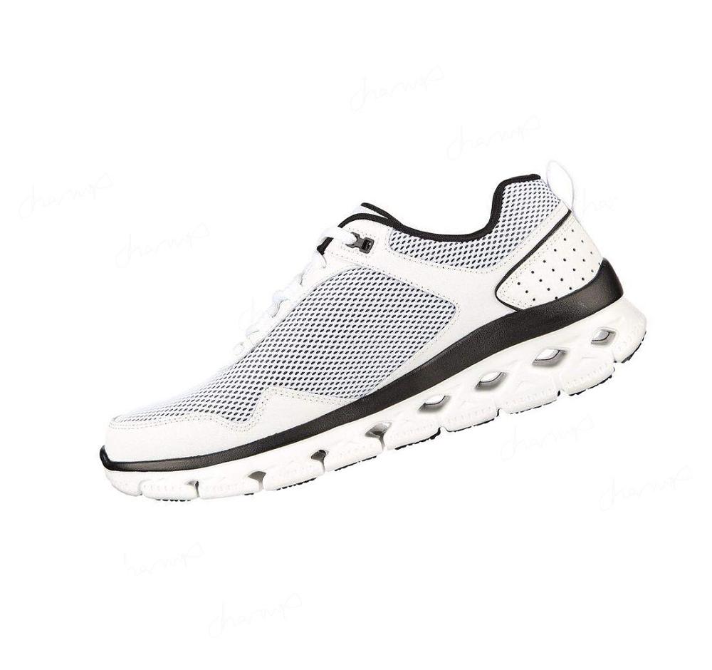 Zapatillas Para Caminar Skechers Glide-Step Flex - Blados Hombre Blancas Negras | 666AL_AR