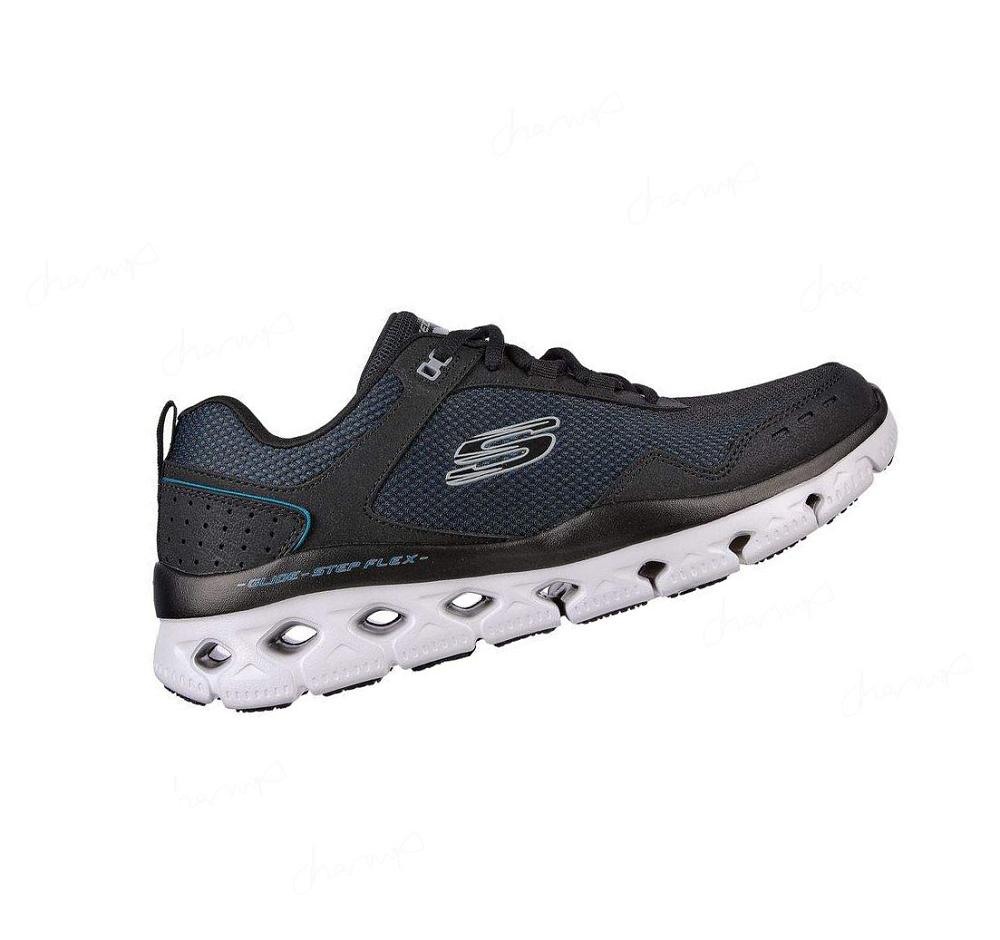 Zapatillas Para Caminar Skechers Glide-Step Flex - Blados Hombre Negras | 66T5E_AR