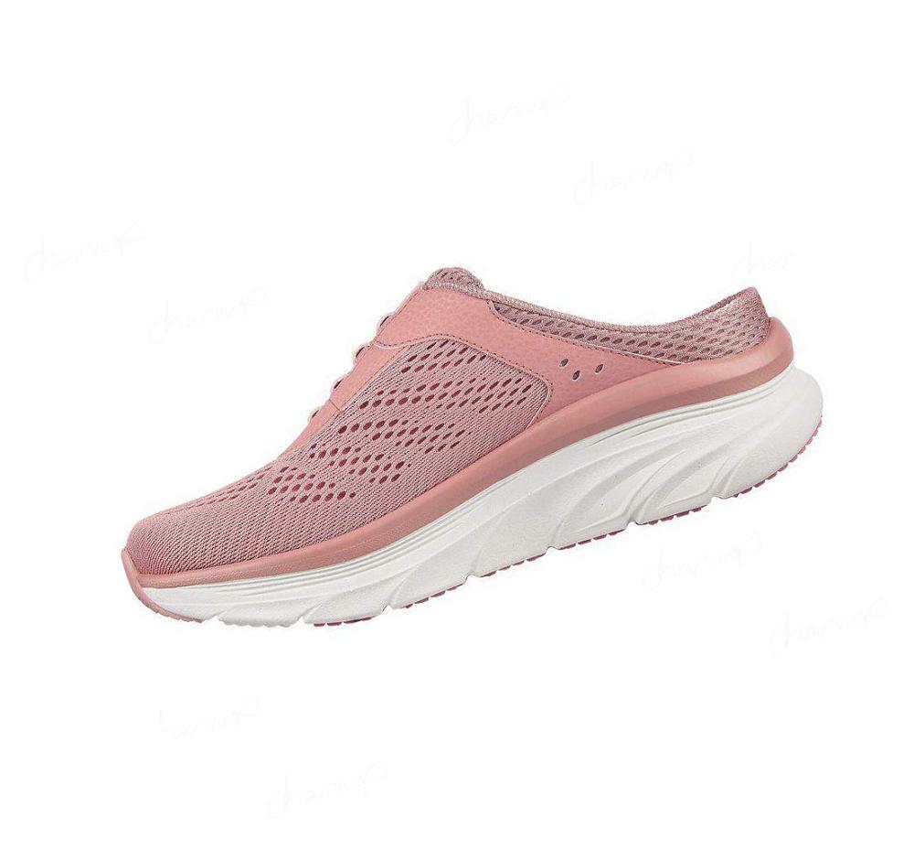 Zapatillas Para Caminar Skechers Relaxed Fit: D'Lux Walker - Calm Aura Mujer Rosas | 3298B_AR