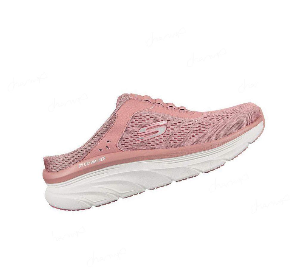 Zapatillas Para Caminar Skechers Relaxed Fit: D'Lux Walker - Calm Aura Mujer Rosas | 3298B_AR