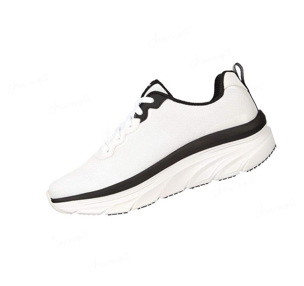 Zapatillas Para Caminar Skechers Relaxed Fit: D'Lux Walker - Be Easy Mujer Blancas Negras | 32A8A_AR