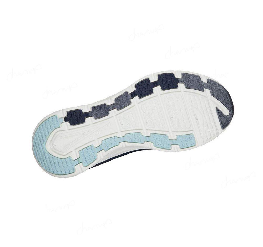 Zapatillas Para Caminar Skechers Relaxed Fit: D'Lux Walker - Calm Aura Mujer Azul Marino | 32T3D_AR