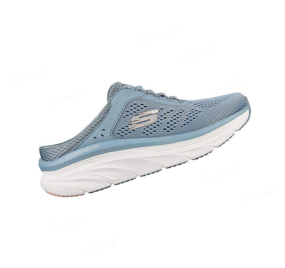 Zapatillas Para Caminar Skechers Relaxed Fit: D'Lux Walker - Calm Aura Mujer Negras | 3323G_AR