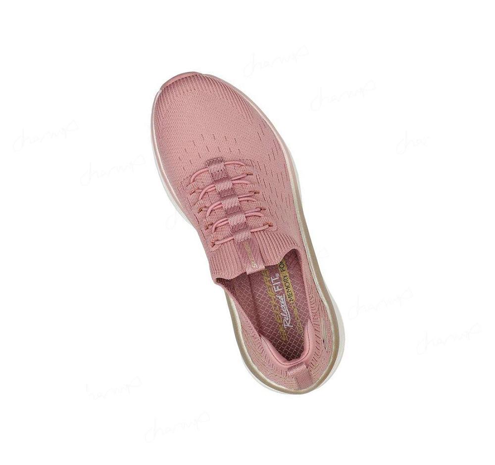 Zapatillas Para Caminar Skechers Relaxed Fit: D'Lux Walker - Let it Glow Mujer Rosas | 35A80_AR