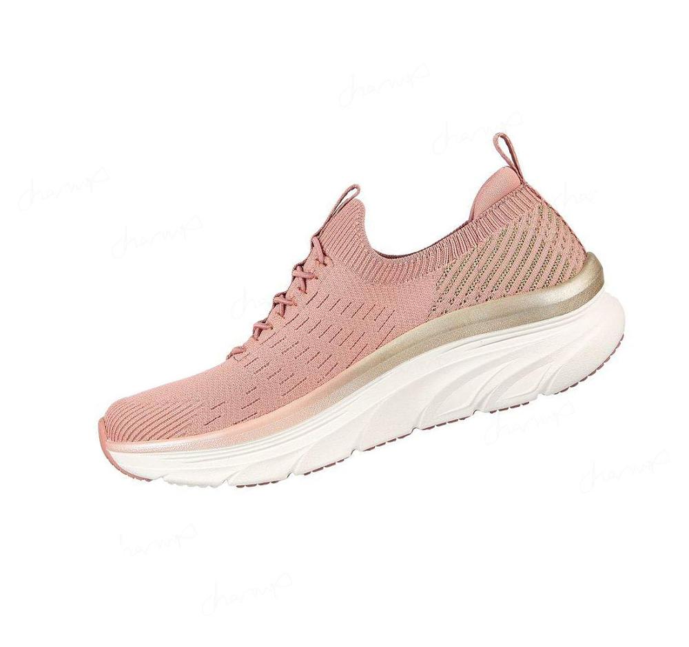 Zapatillas Para Caminar Skechers Relaxed Fit: D'Lux Walker - Let it Glow Mujer Rosas | 35A80_AR