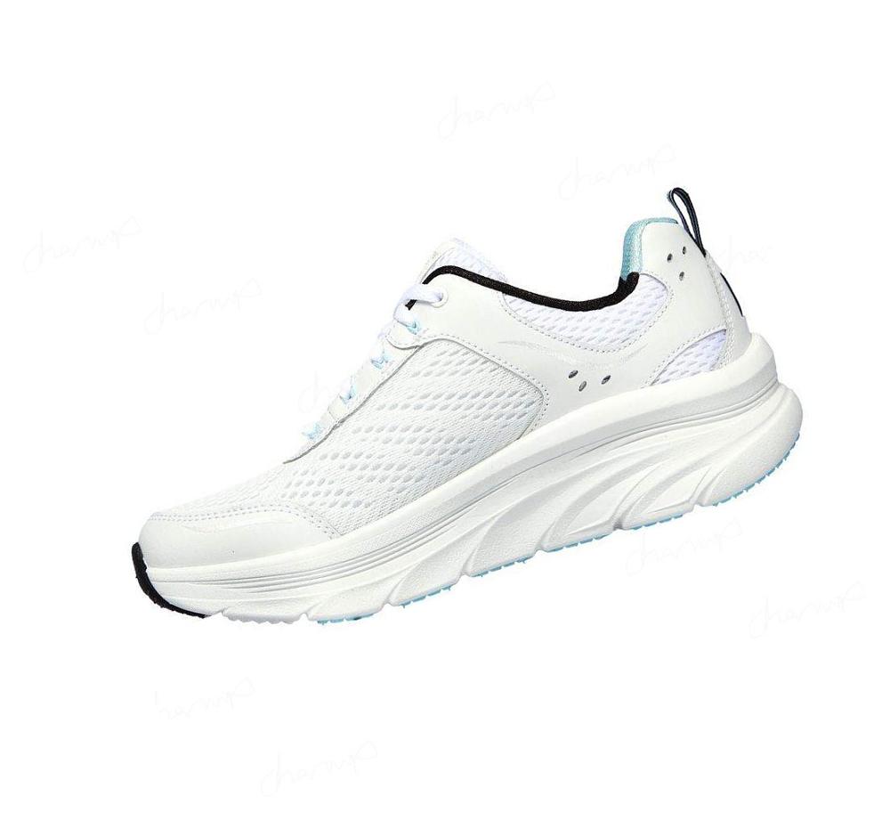 Zapatillas Para Caminar Skechers Relaxed Fit: D'Lux Walker - Infinite Motion Mujer Blancas Negras | 3A98L_AR