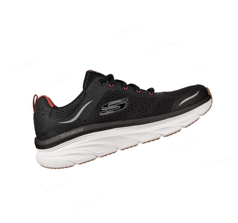 Zapatillas Para Caminar Skechers Relaxed Fit: D'Lux Walker Hombre Negras | 581AC_AR