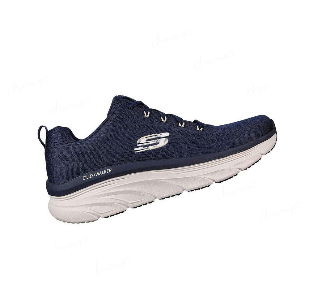 Zapatillas Para Caminar Skechers Relaxed Fit: D'Lux Walker - Meerno Hombre Azul Marino | 583T8_AR