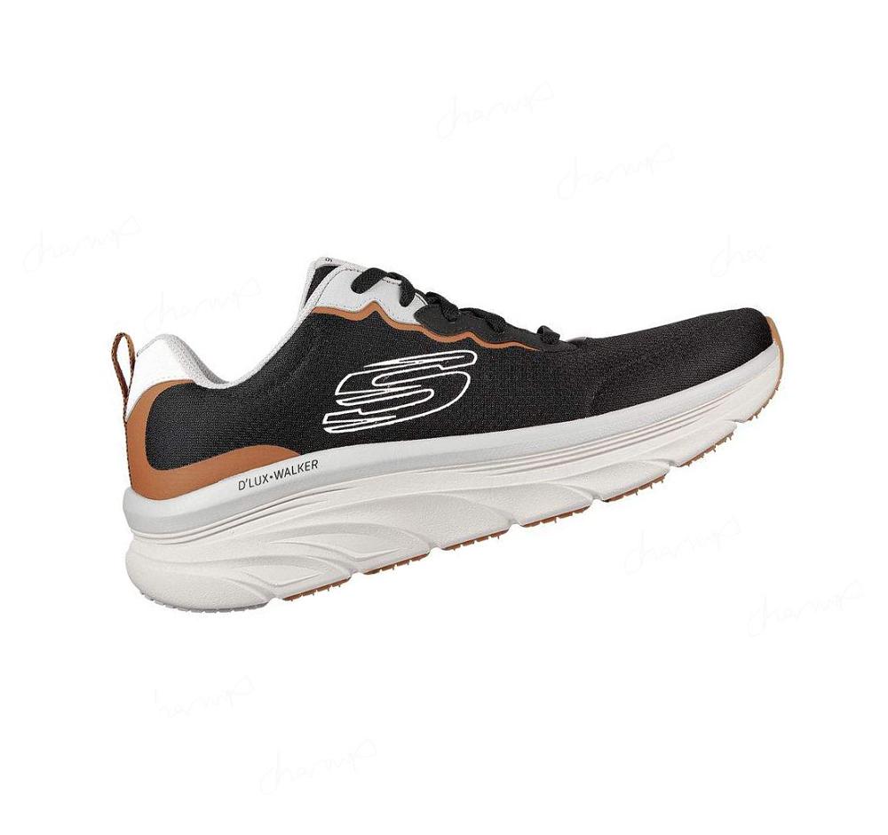 Zapatillas Para Caminar Skechers Relaxed Fit: D'Lux Walker - Scrambler Hombre Negras | 58620_AR