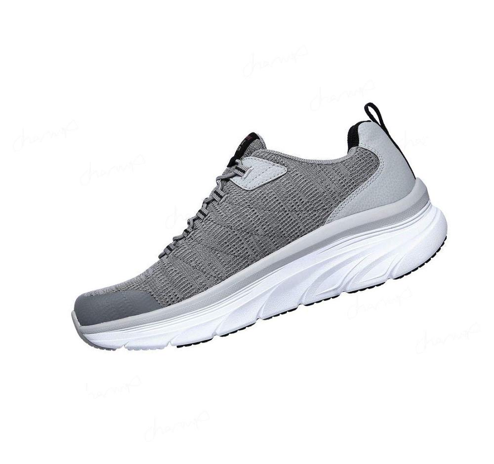 Zapatillas Para Caminar Skechers Relaxed Fit: D'Lux Walker - Pensive Hombre Gris Negras | 58898_AR