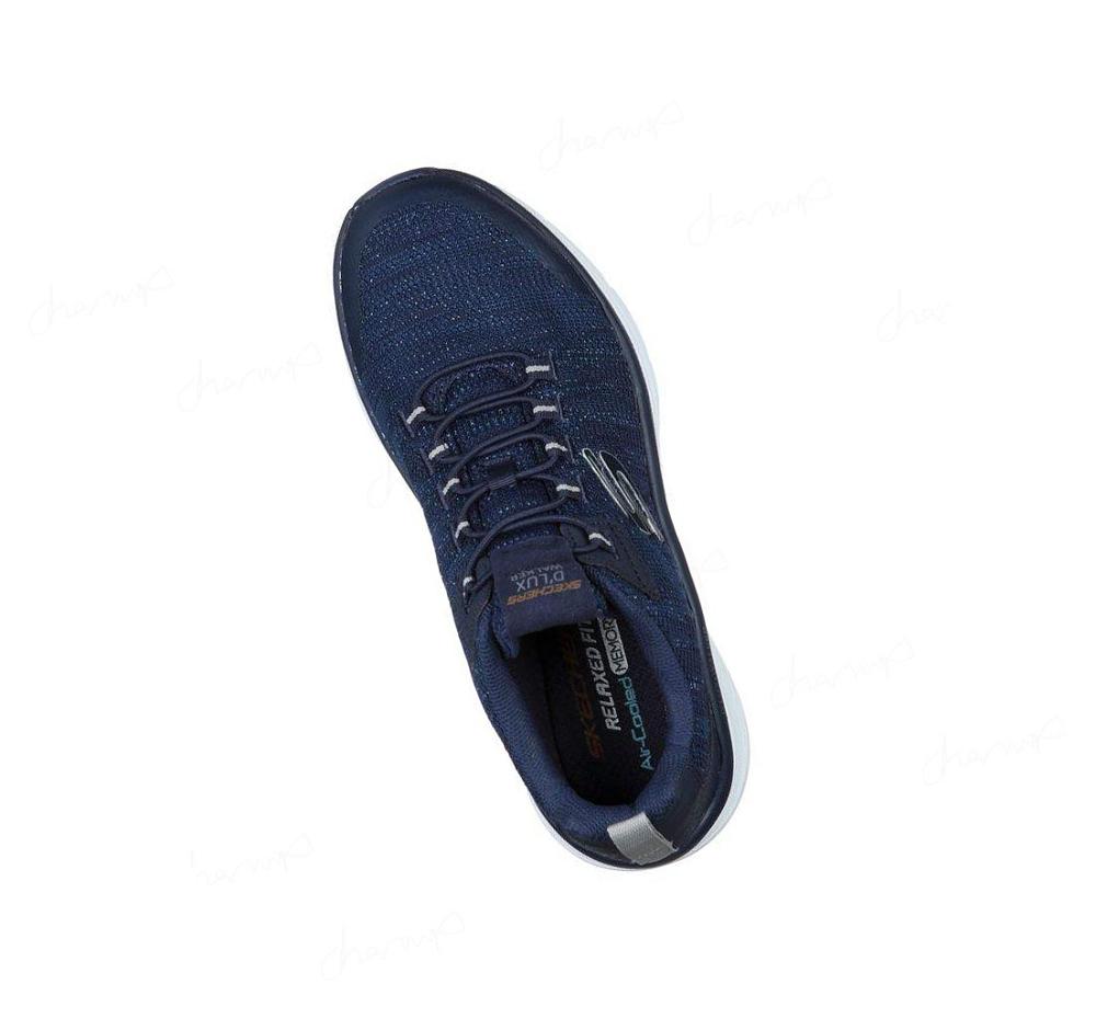 Zapatillas Para Caminar Skechers Relaxed Fit: D'Lux Walker - Pensive Hombre Azul Marino | 588T3_AR