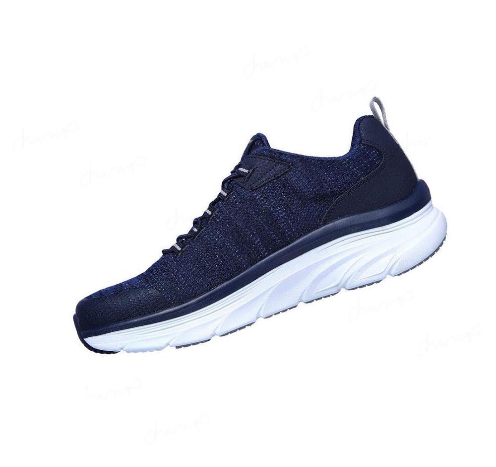 Zapatillas Para Caminar Skechers Relaxed Fit: D'Lux Walker - Pensive Hombre Azul Marino | 588T3_AR