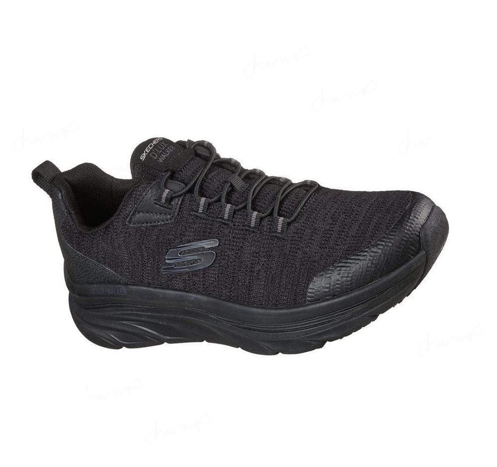 Zapatillas Para Caminar Skechers Relaxed Fit: D\'Lux Walker - Pensive Hombre Negras | 5900A_AR