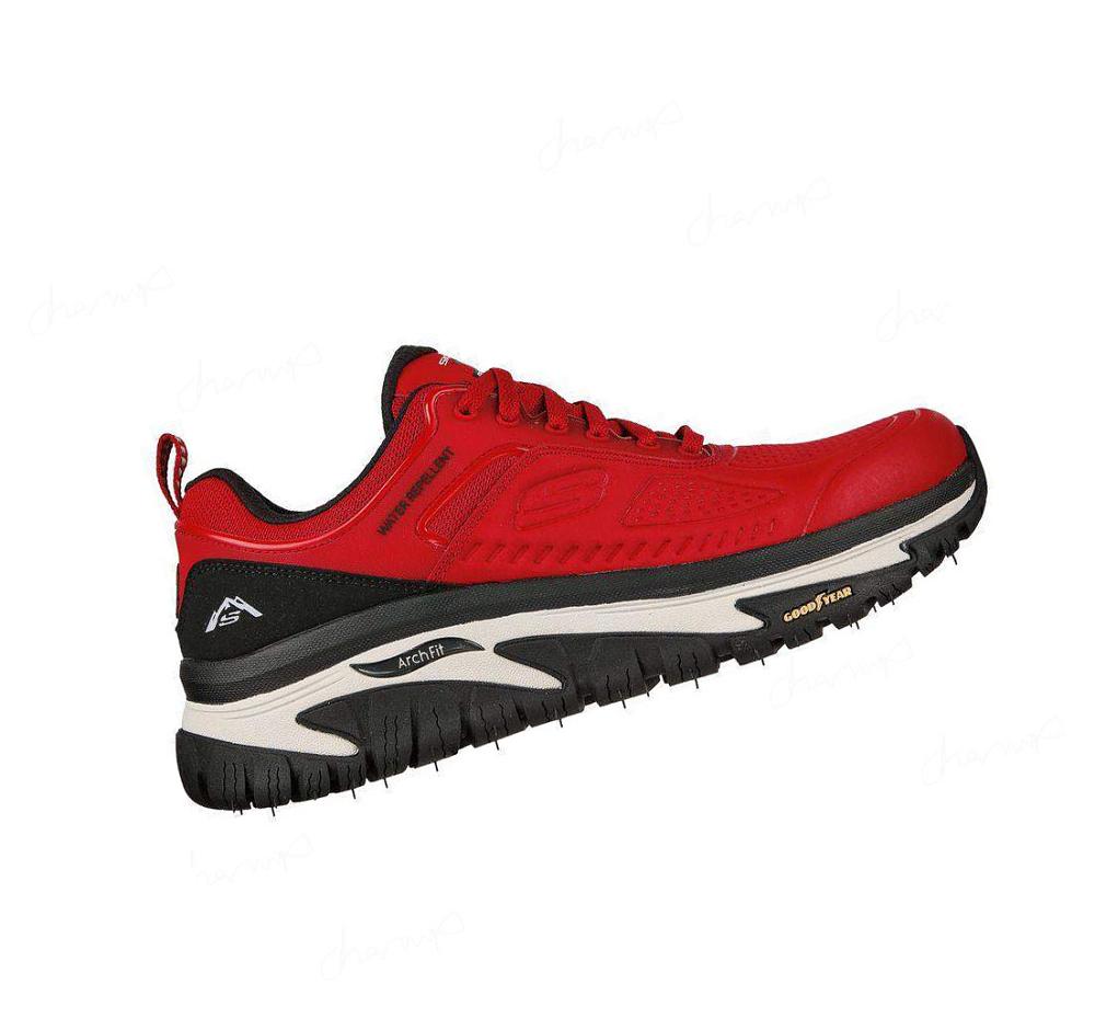 Zapatillas Para Caminar Skechers Relaxed Fit: Arch Fit Carretera Walker - Recon Hombre Rojas Negras | 606AL_AR