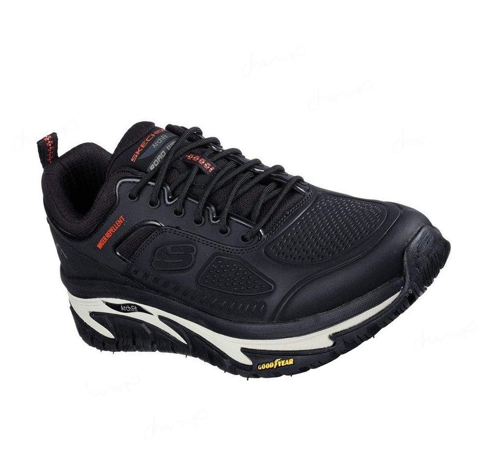 Zapatillas Para Caminar Skechers Relaxed Fit: Arch Fit Carretera Walker - Recon Hombre Negras | 60T5D_AR