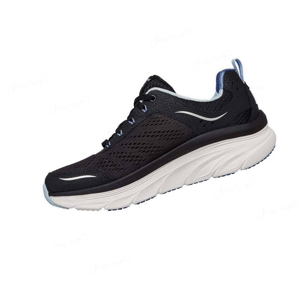 Zapatillas Para Caminar Skechers Relaxed Fit: D'Lux Walker - Infinite Motion Mujer Negras Azules Claro | 689AW_AR