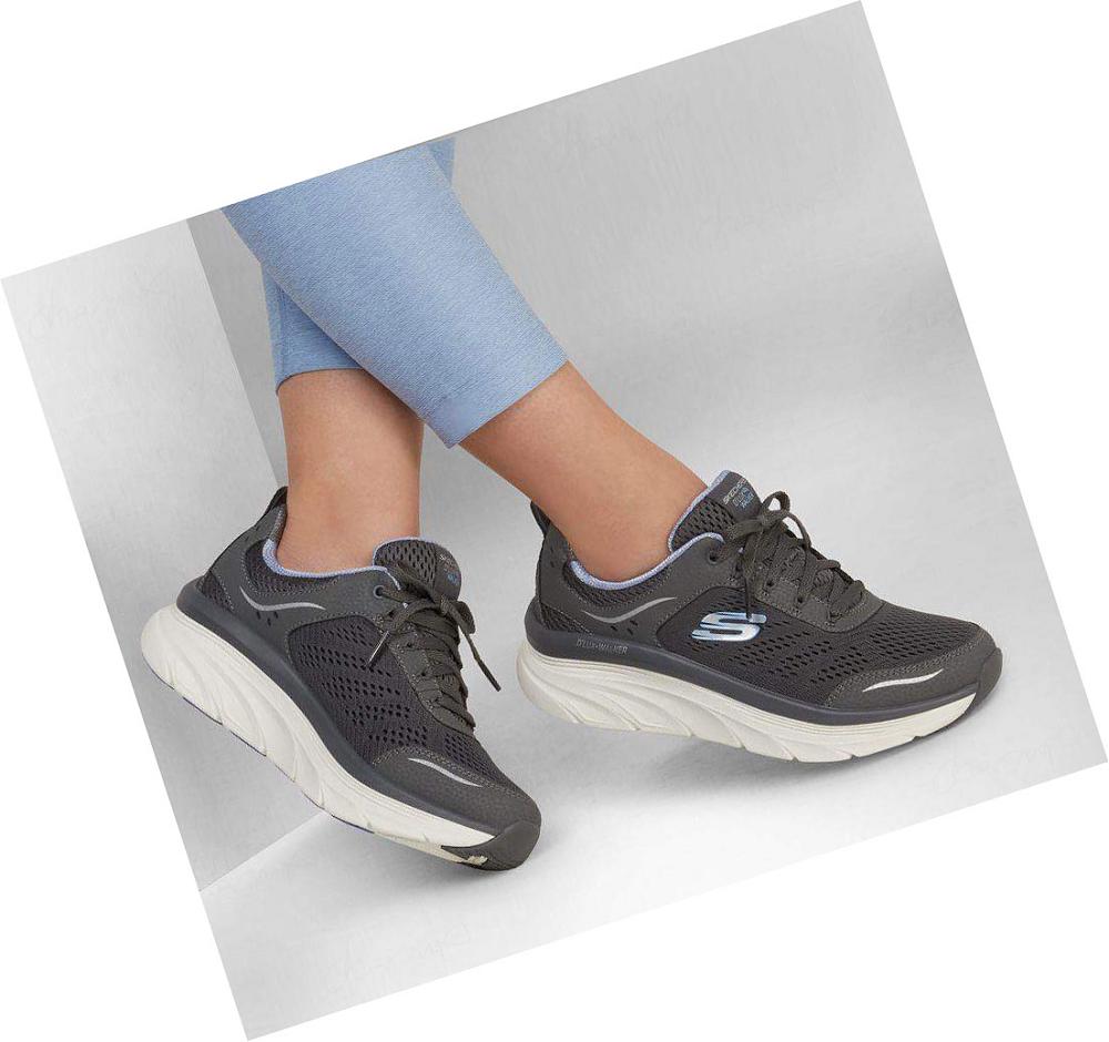 Zapatillas Para Caminar Skechers Relaxed Fit: D'Lux Walker - Infinite Motion Mujer Gris Lavanda | 689TA_AR