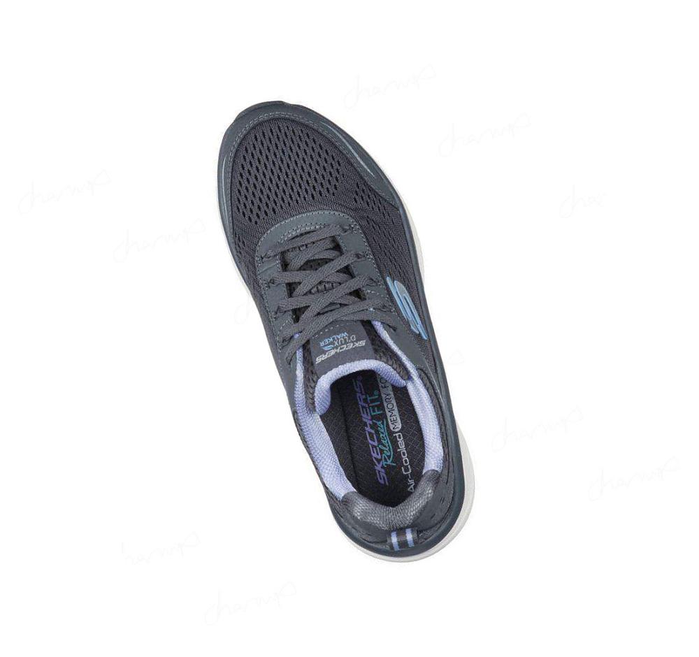 Zapatillas Para Caminar Skechers Relaxed Fit: D'Lux Walker - Infinite Motion Mujer Gris Lavanda | 689TA_AR