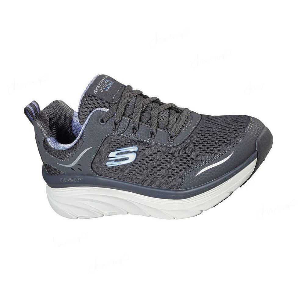 Zapatillas Para Caminar Skechers Relaxed Fit: D\'Lux Walker - Infinite Motion Mujer Gris Lavanda | 689TA_AR