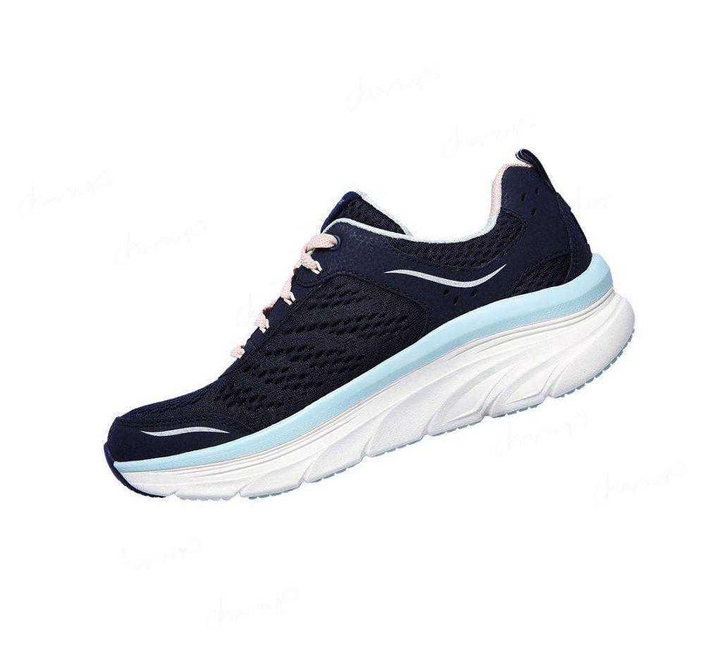 Zapatillas Para Caminar Skechers Relaxed Fit: D'Lux Walker - Infinite Motion Mujer Azul Marino Azules Claro | 6909E_AR