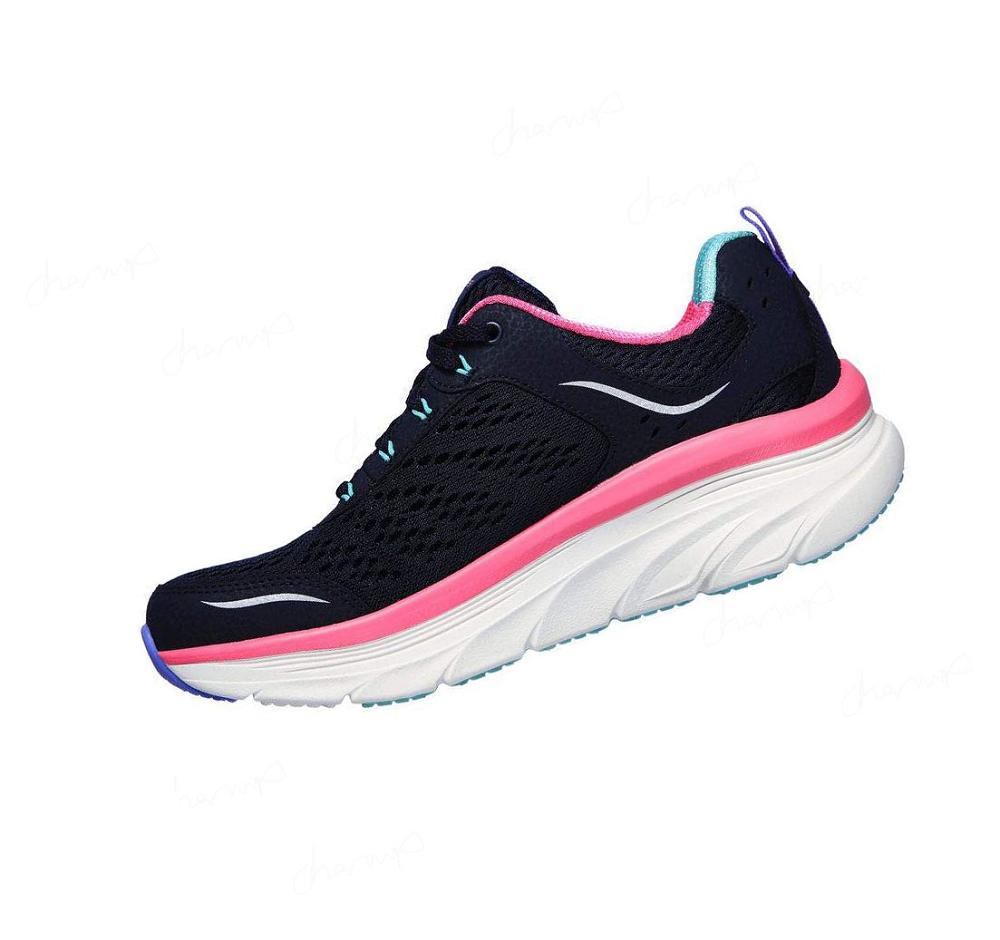 Zapatillas Para Caminar Skechers Relaxed Fit: D'Lux Walker - Infinite Motion Mujer Azul Marino Multicolor | 6919P_AR