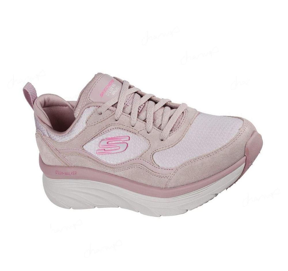 Zapatillas Para Caminar Skechers Relaxed Fit: D\'Lux Walker - New Moment Mujer Lavanda | 693A5_AR