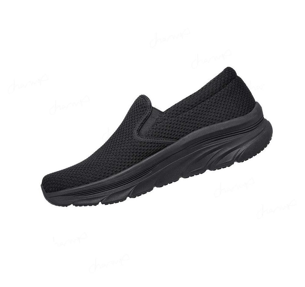 Zapatillas Para Caminar Skechers Relaxed Fit: D'Lux Walker - Murlino Hombre Negras | AA060_AR