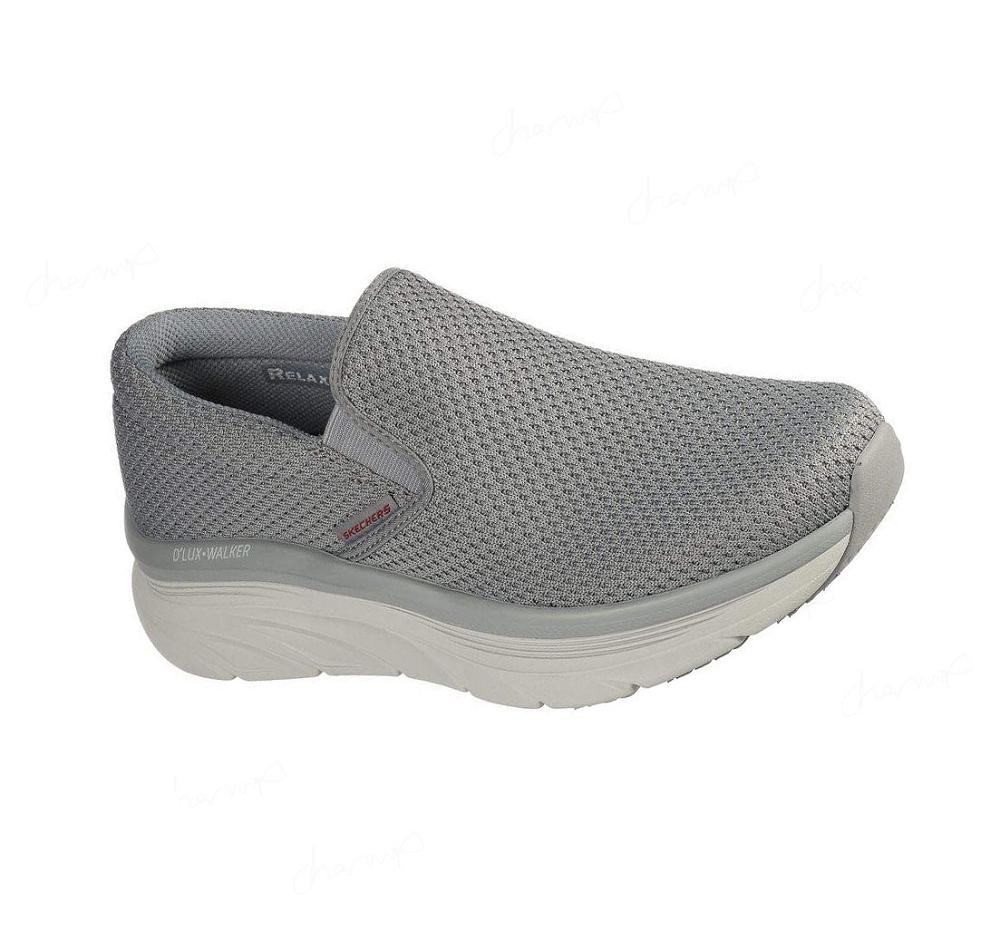 Zapatillas Para Caminar Skechers Relaxed Fit: D\'Lux Walker - Murlino Hombre Gris | AA313_AR