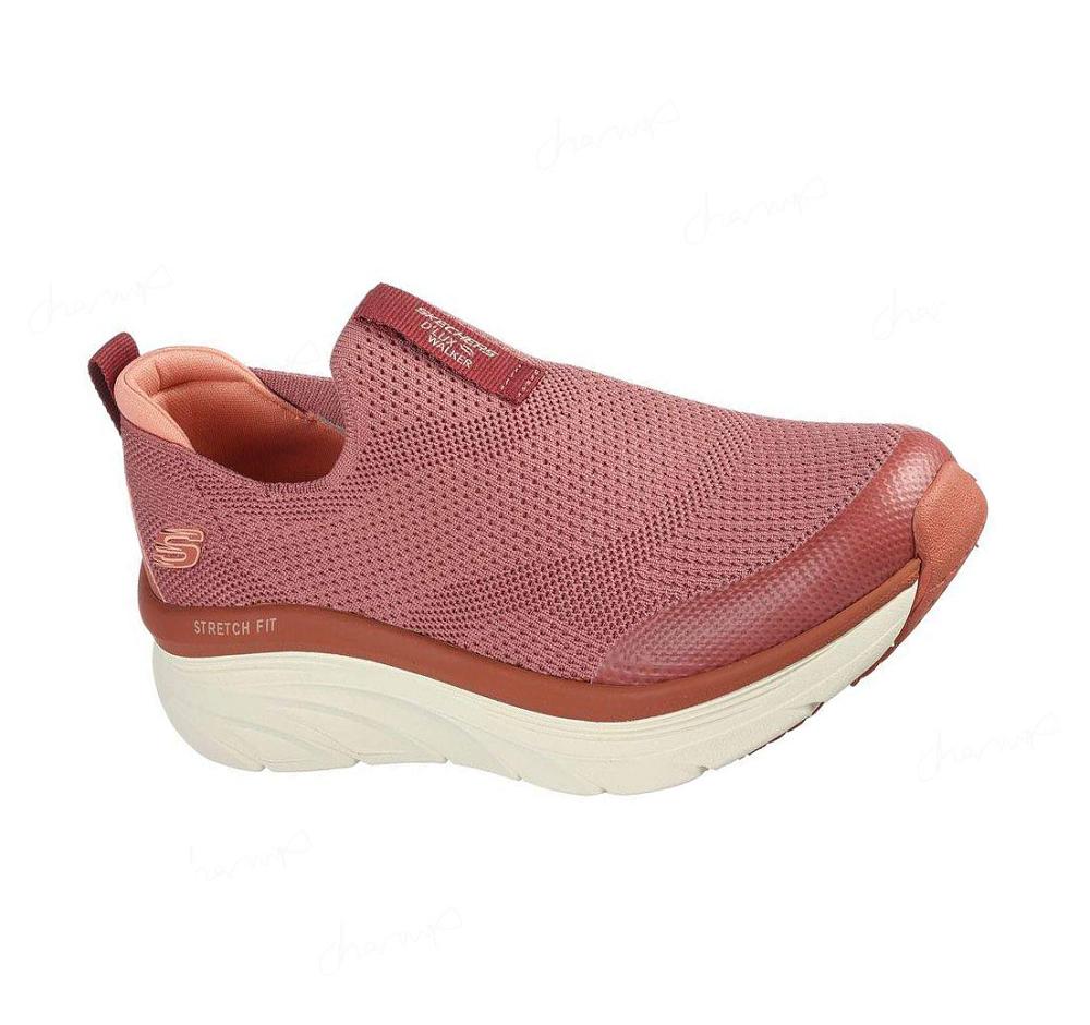 Zapatillas Para Caminar Skechers Relaxed Fit: D\'Lux Walker - Quick Upgrade Mujer Rosas Oscuro | I3530_AR