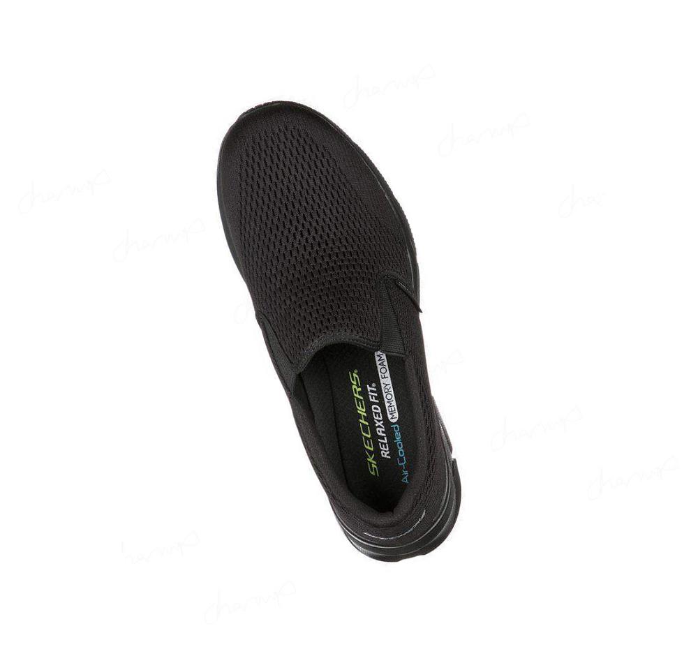 Zapatillas Para Caminar Skechers Relaxed Fit: Equalizer 4.0 - Triple-Play Hombre Negras | T58TG_AR