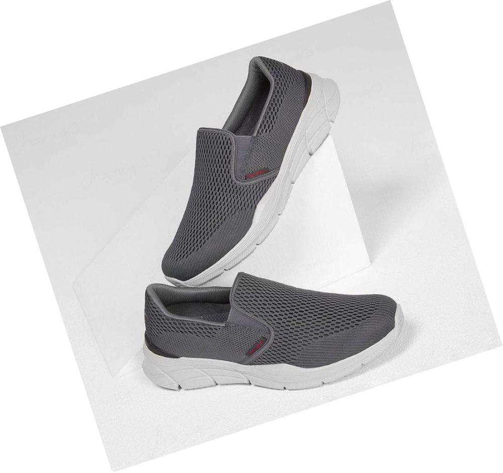 Zapatillas Para Caminar Skechers Relaxed Fit: Equalizer 4.0 - Triple-Play Hombre Gris Rojas | T5T5X_AR