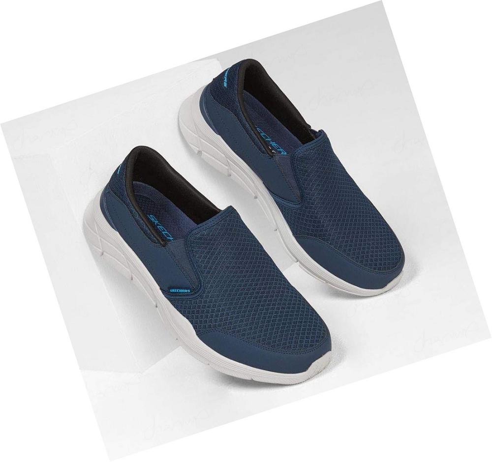 Zapatillas Para Caminar Skechers Relaxed Fit: Equalizer 4.0 - Persisting Hombre Azul Marino | T8120_AR