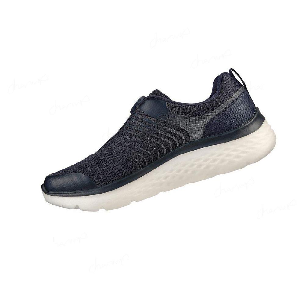 Zapatillas Para Caminar Skechers Twist Fit: GOwalk Hyper Burst - Bold Outlook Hombre Azul Marino | 511A5_AR