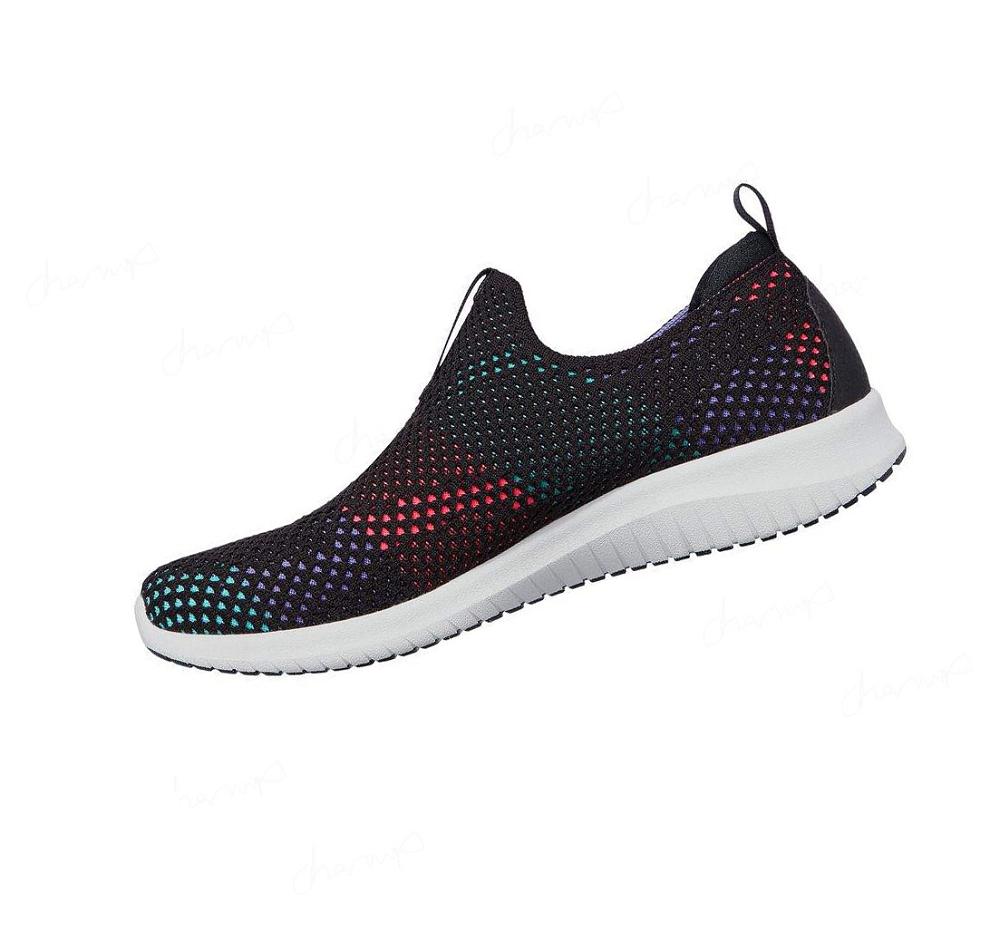 Zapatillas Para Caminar Skechers Ultra Flex Prime - Wondrous Gain Mujer Negras Multicolor | I2T8W_AR