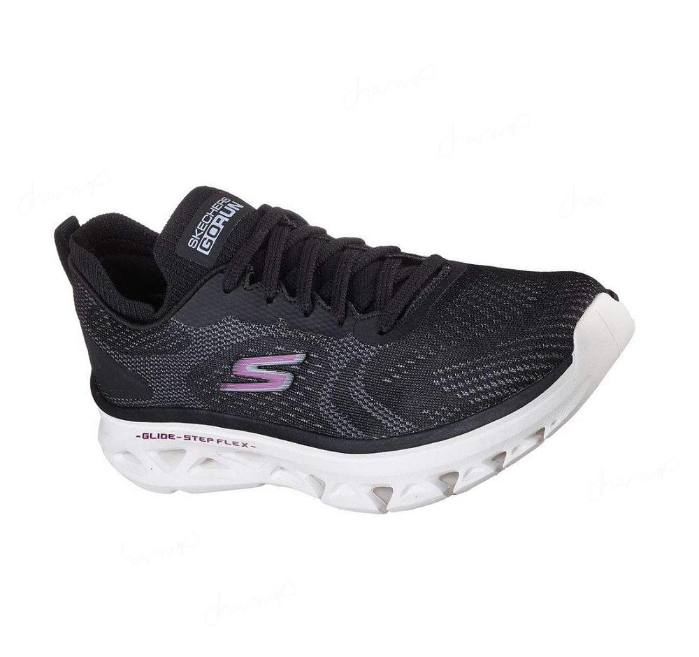 Zapatillas Running Skechers GO RUN Glide-Step Flex - Skylar Mujer Negras Blancas | 5A23B_AR