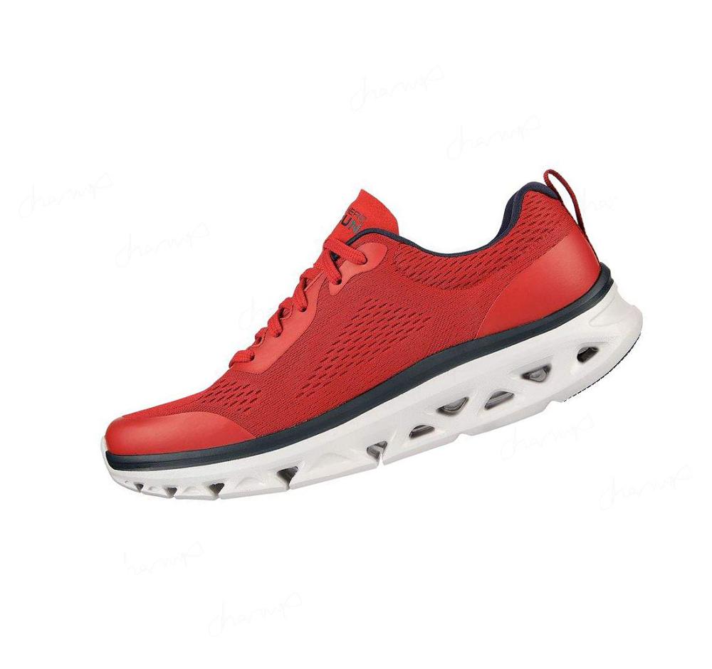 Zapatillas Running Skechers GO RUN Glide-Step Flex Hombre Rojas Azul Marino | 6562S_AR