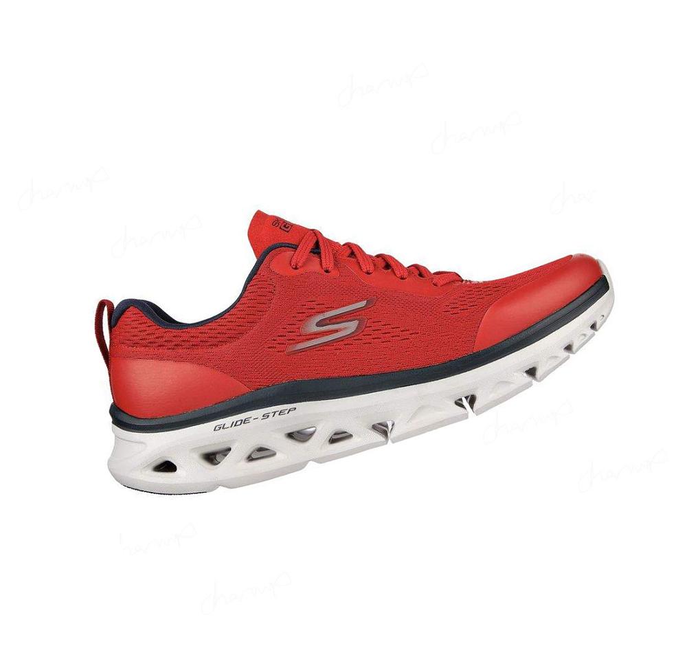 Zapatillas Running Skechers GO RUN Glide-Step Flex Hombre Rojas Azul Marino | 6562S_AR