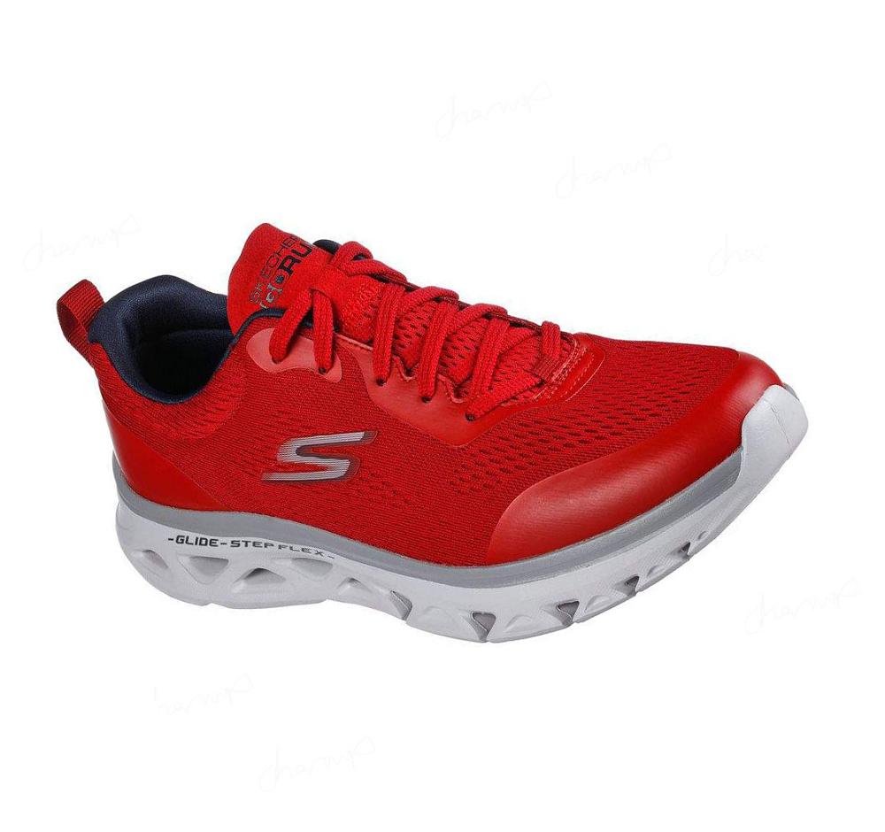 Zapatillas Running Skechers GO RUN Glide-Step Flex Hombre Rojas Azul Marino | 6562S_AR