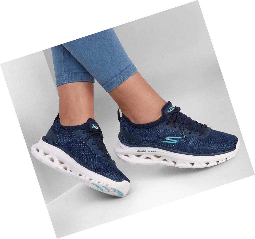 Zapatillas Running Skechers GO RUN Glide-Step Flex - Skylar Mujer Azul Marino | T9090_AR