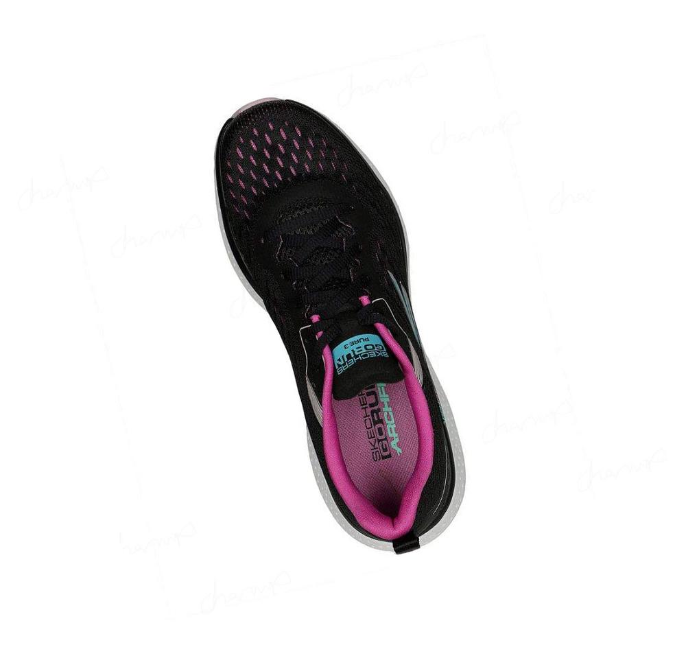 Zapatillas Running Skechers GO RUN Pure 3 Mujer Negras | 5AT38_AR