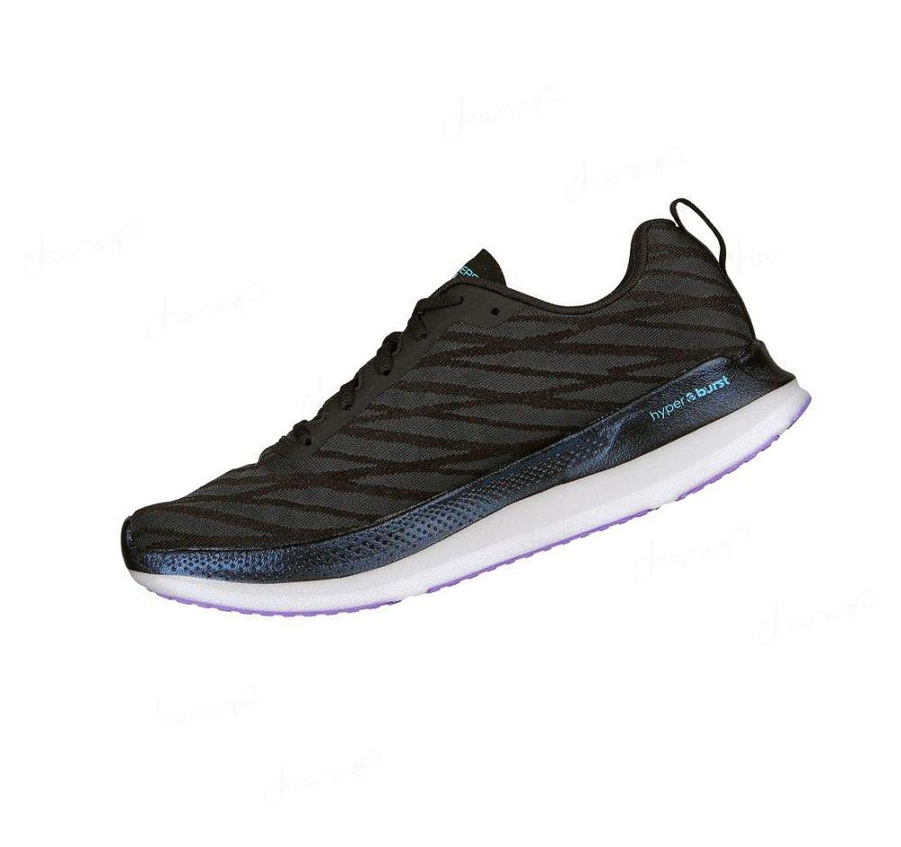 Zapatillas Running Skechers GO RUN Razor Excess 2 Mujer Negras Moradas | 5A980_AR