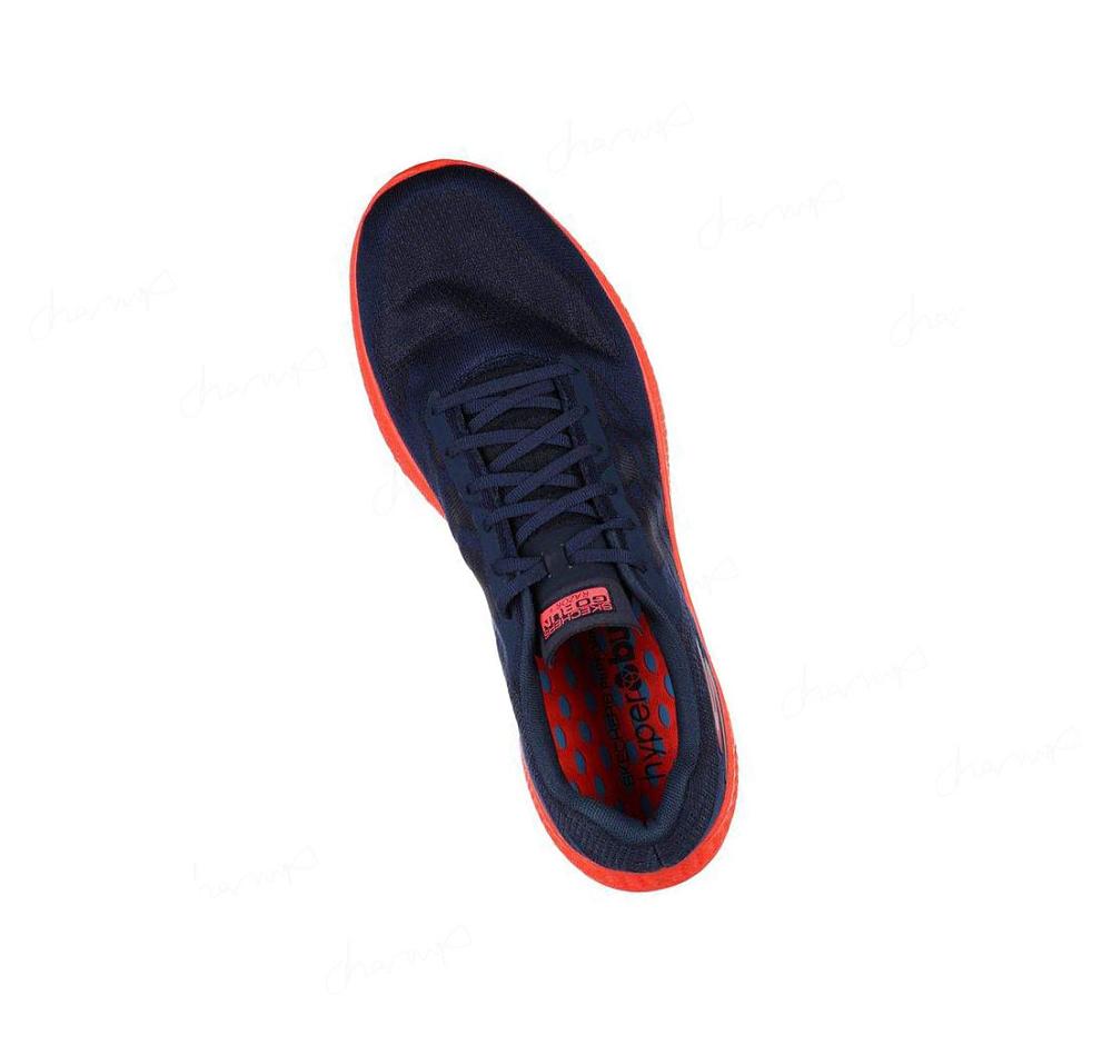 Zapatillas Running Skechers GO RUN Razor Hombre Azul Marino Coral | A800C_AR