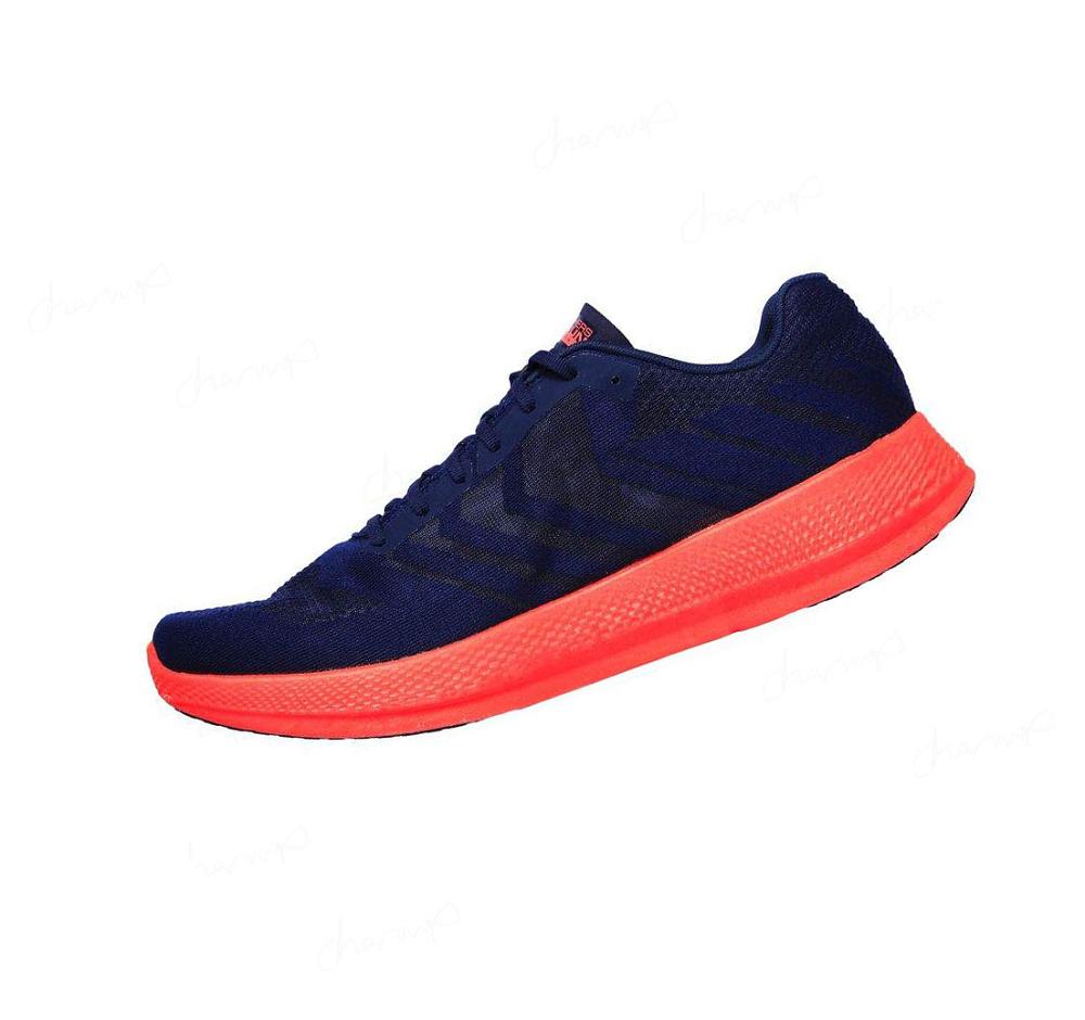 Zapatillas Running Skechers GO RUN Razor Hombre Azul Marino Coral | A800C_AR